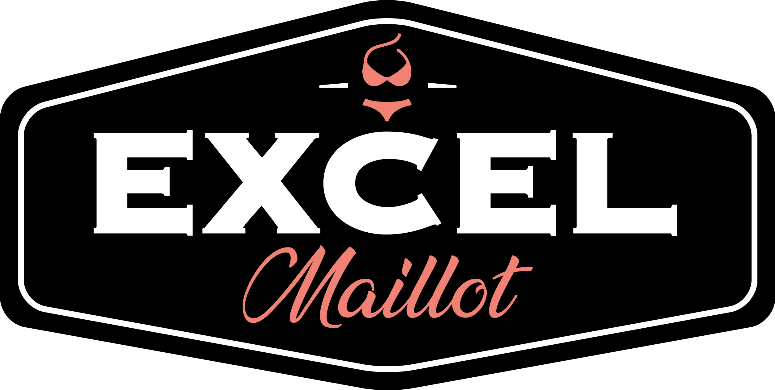 logo excel et cie hexagone noir transparent