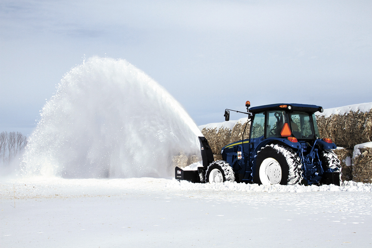tracteur bleu